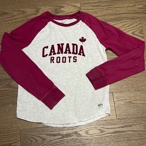 Girls roots shirt - size 9/10